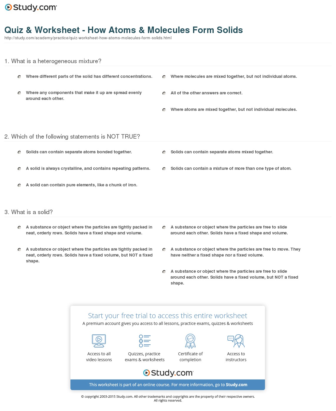 Atoms And Molecules Worksheet  Worksheets  Rssdotnet Free