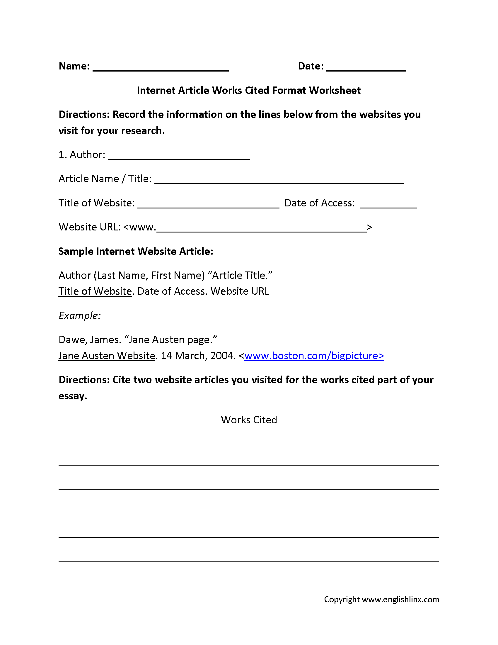 Best Ideas Of How To Use In Text Citations Apa Format Worksheet