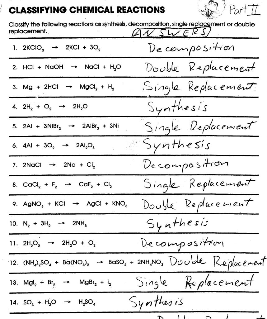 classifying-chemical-reactions-worksheets-answer-key