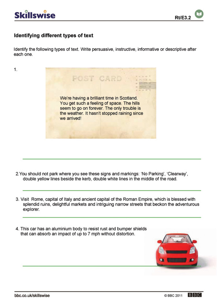 Different Types Of Worksheets Worksheets For All