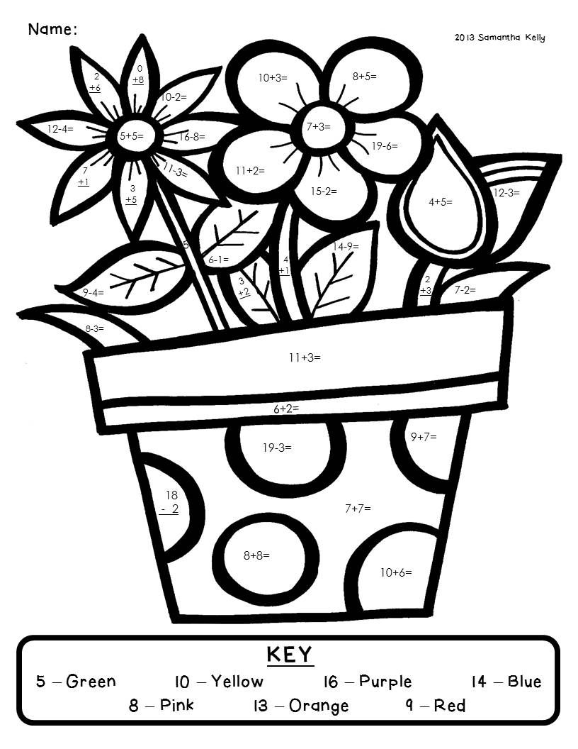 Download This Freebie Color By Number From My Blog! It Comes From
