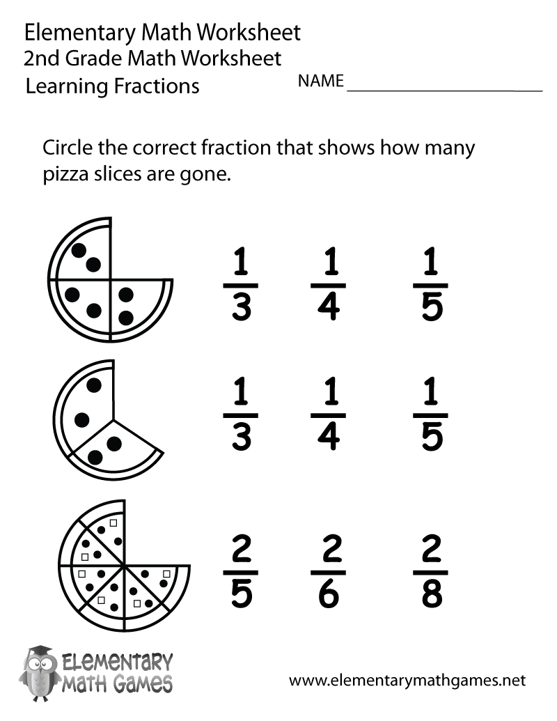 Easy Worksheets For 2nd Grade