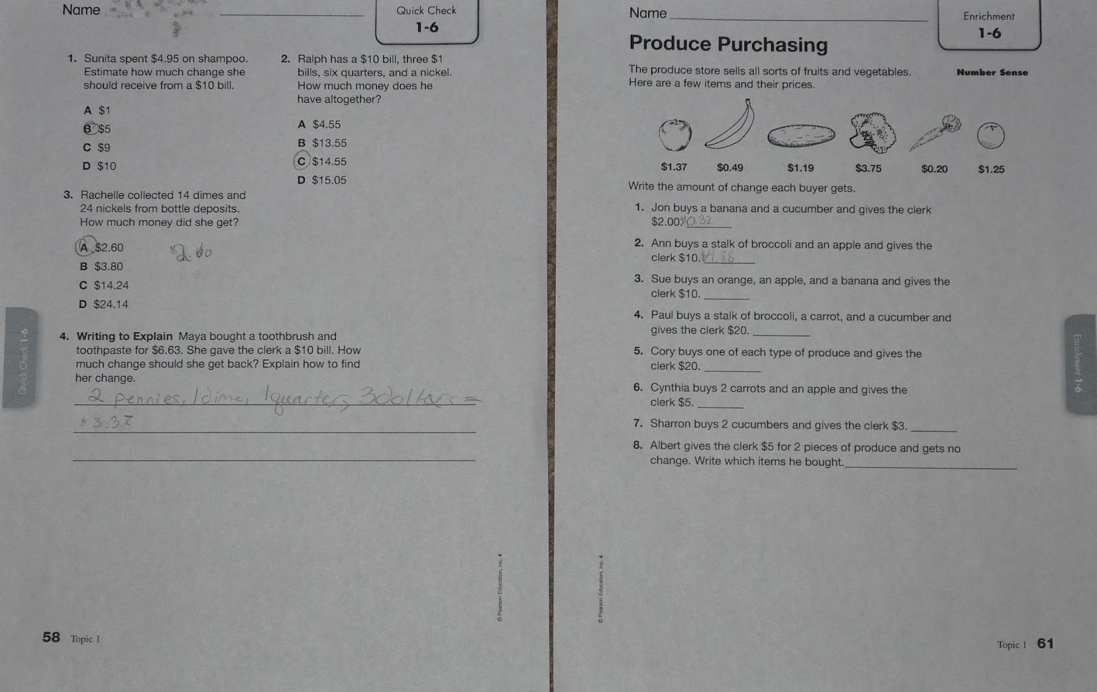 Envision Math 4th Grade Worksheets Free Library 3rd Pea