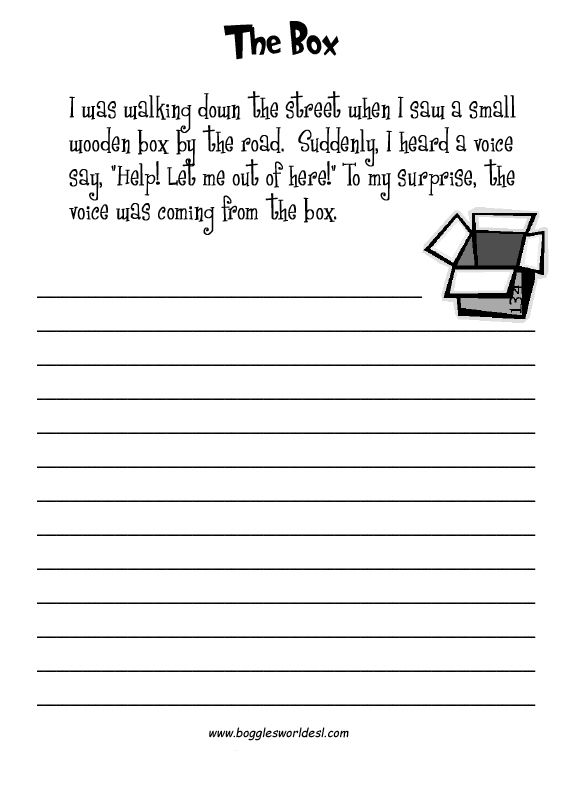 Essay Writing Prompts Esl