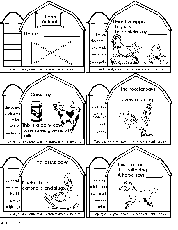 Farm Worksheets The Best Worksheets Image Collection