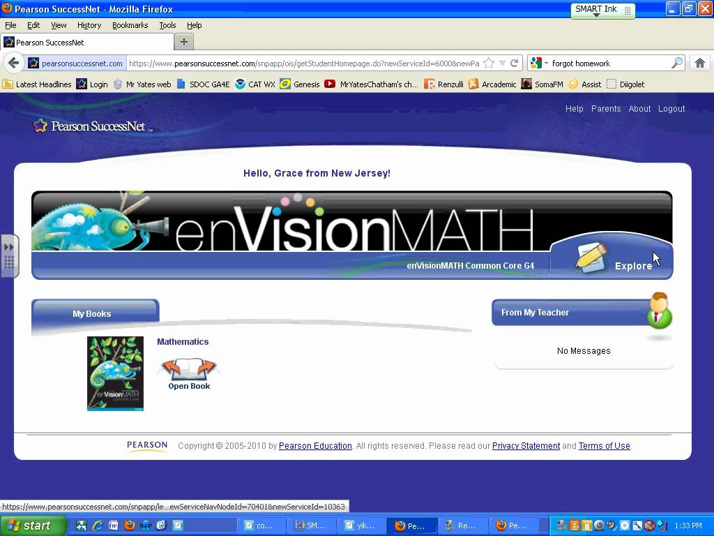 Find Envisionmath Workbook Pages Online