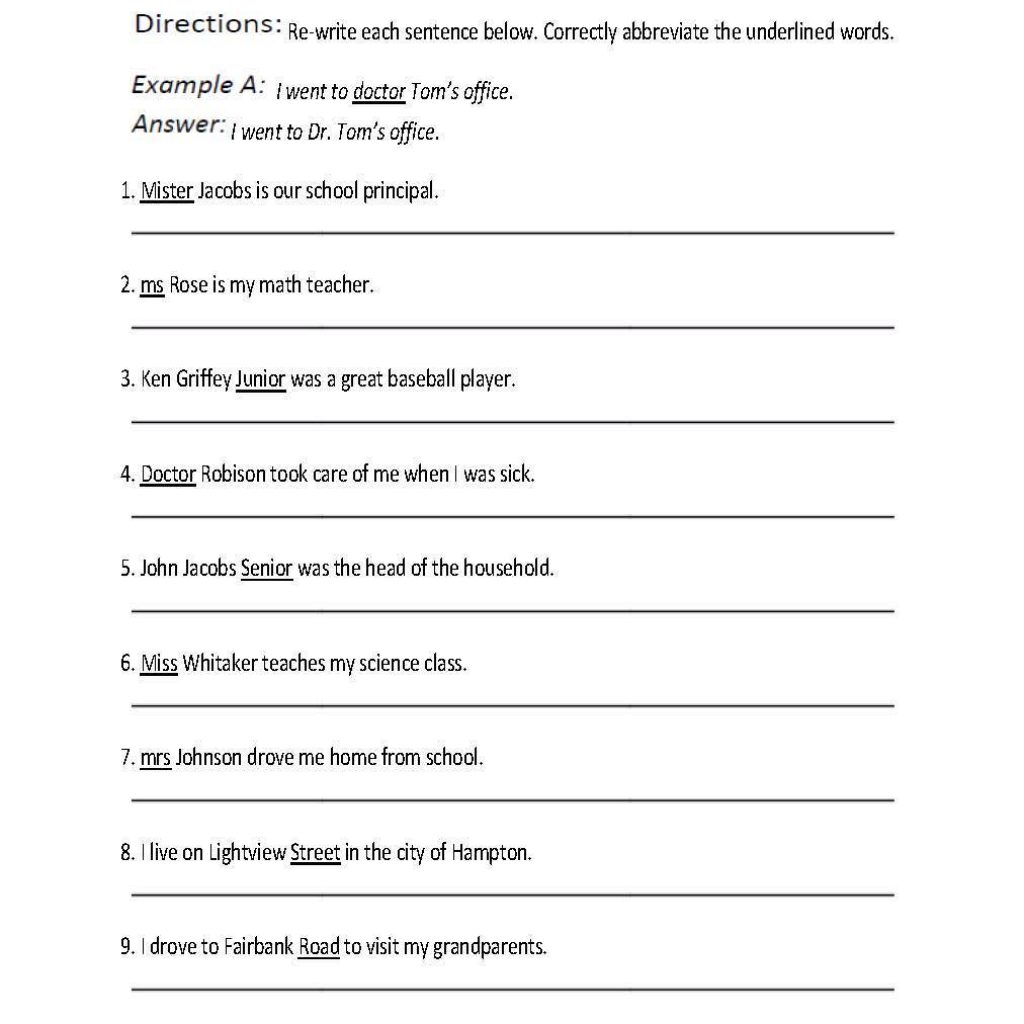 Free Grade 9 English Worksheets