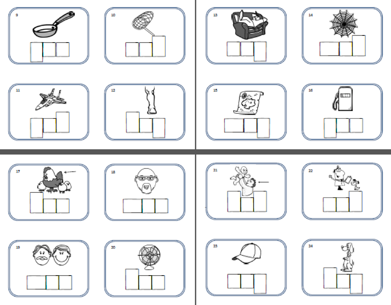 Free Printable Cvc Worksheets With Pictures