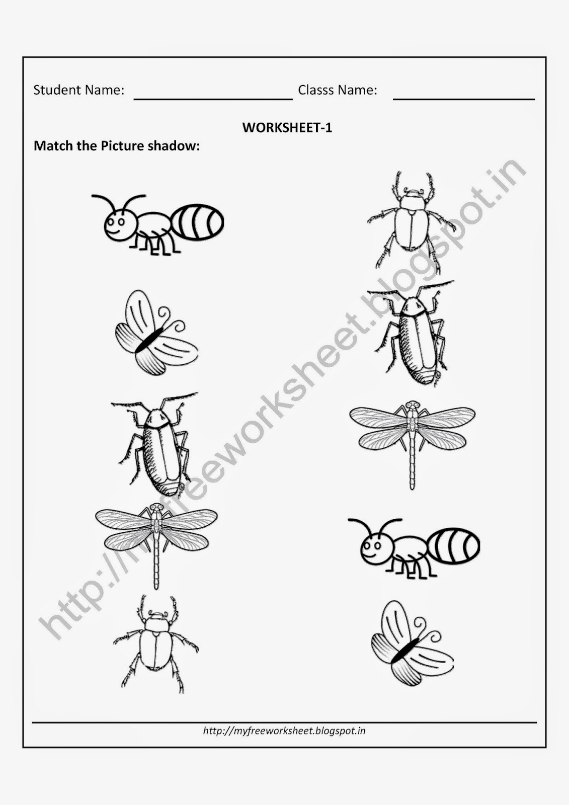 Free Printable Evs Worksheets For Class 1