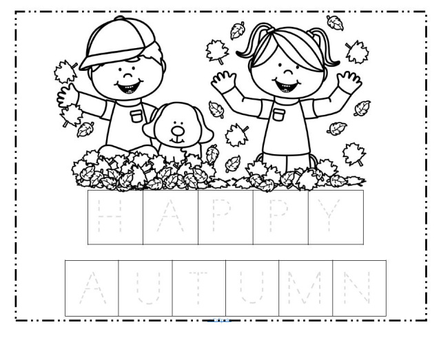 Fun Fall Worksheets For Kindergarten