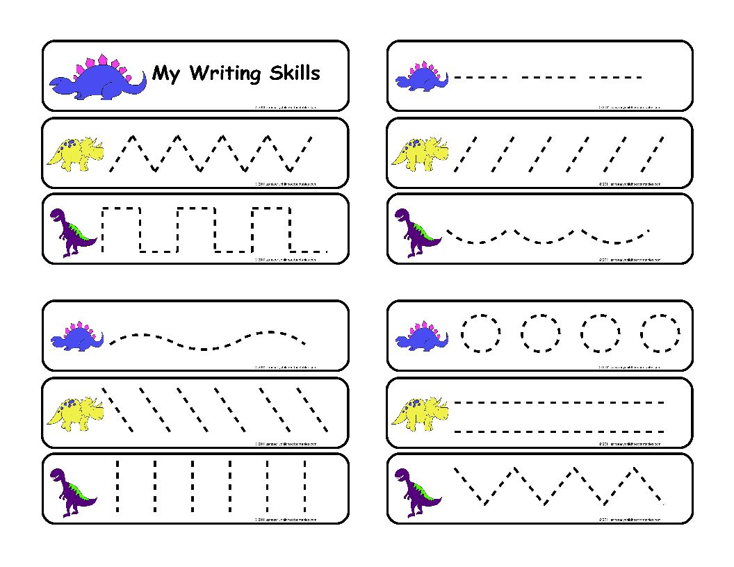 Handwriting Skills Worksheets