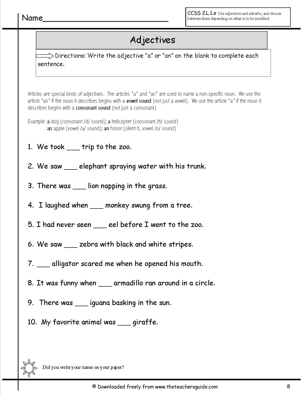 Kids A And An Worksheet Worksheets For Children A And An Kids Kids A And An Worksheet Worksheets For Children A And An Kids