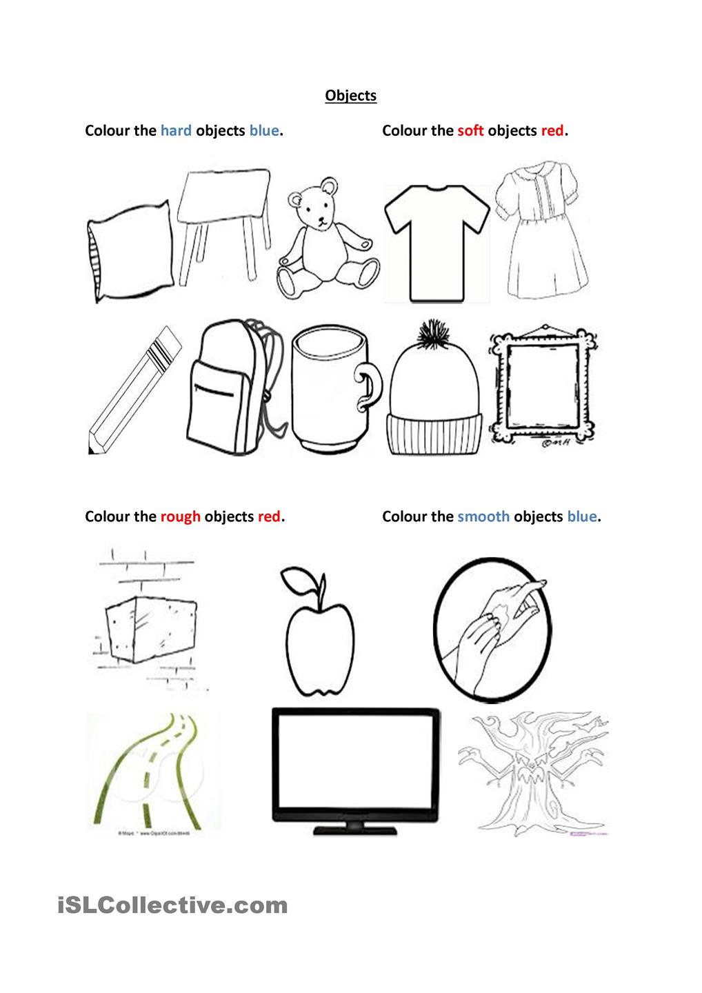 Kindergarten  Hot And Cold Worksheets For Kindergarten Soft Or