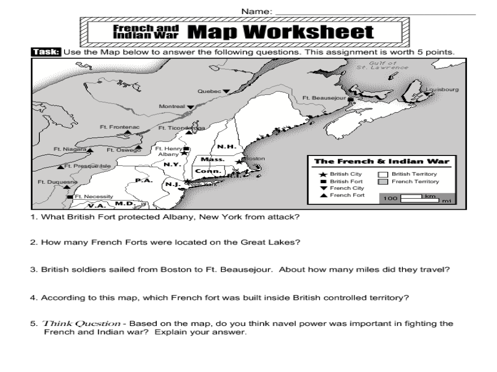 Map Skills Worksheets 5th Grade Worksheets For All