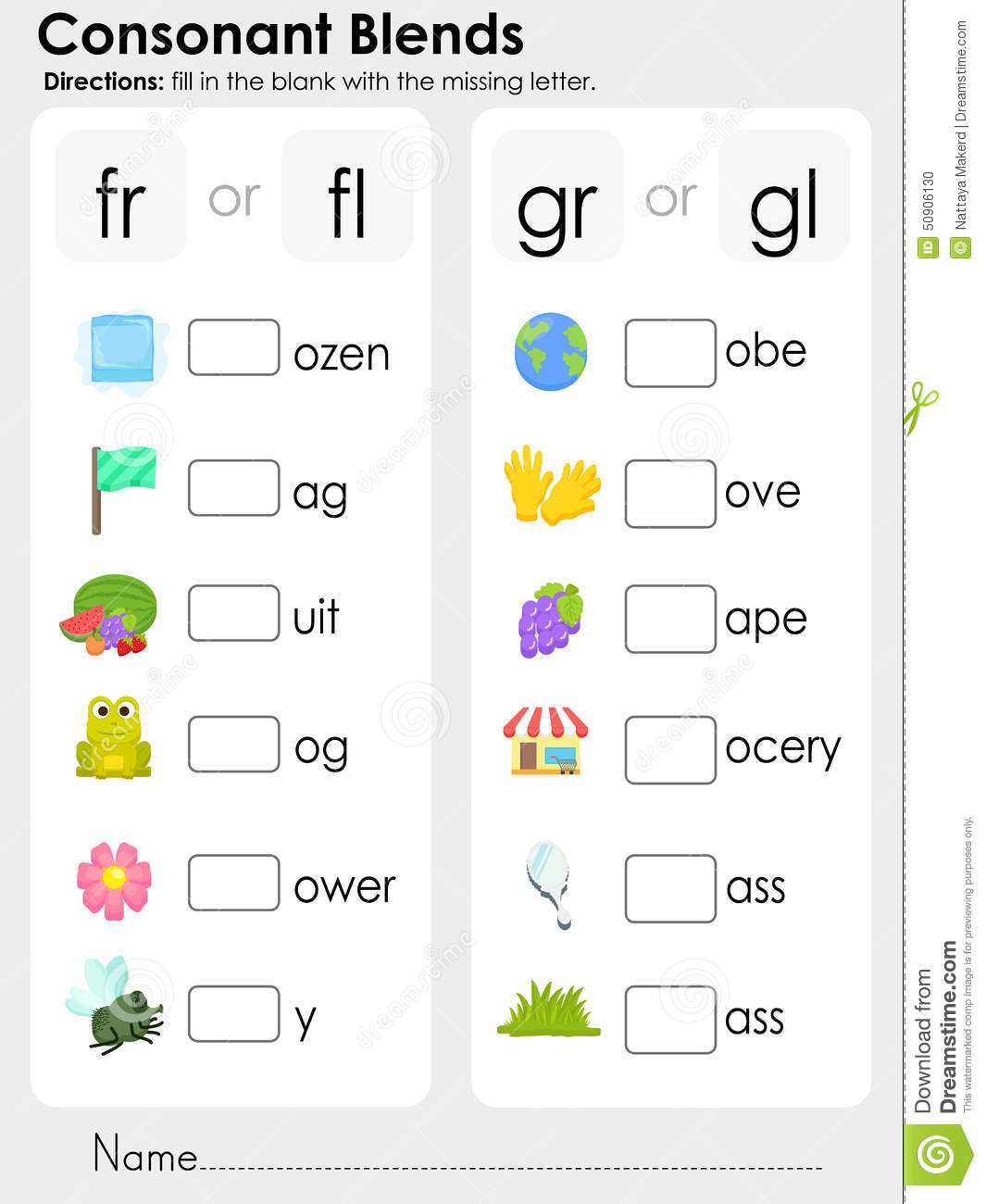 Mesmerizing Beginning Blends Worksheets For Kindergarten On