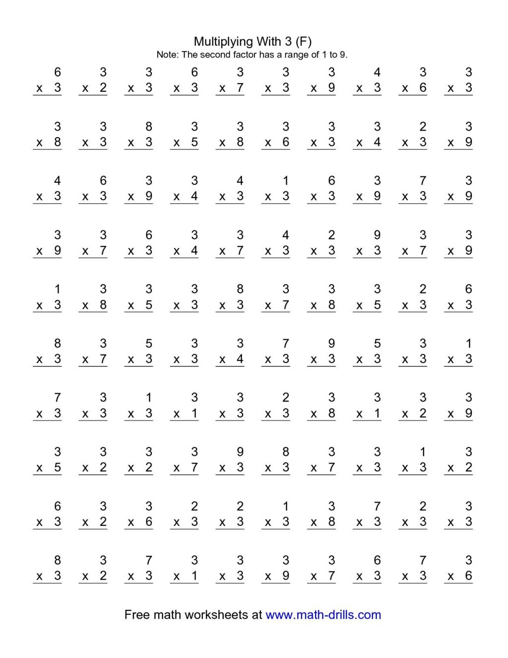 Multiplication Tables 1 12 Printable Worksheets Worksheets For All
