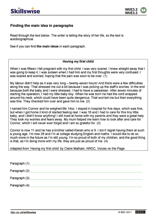 Paragraph Writing Practice Worksheets The Best Worksheets Image