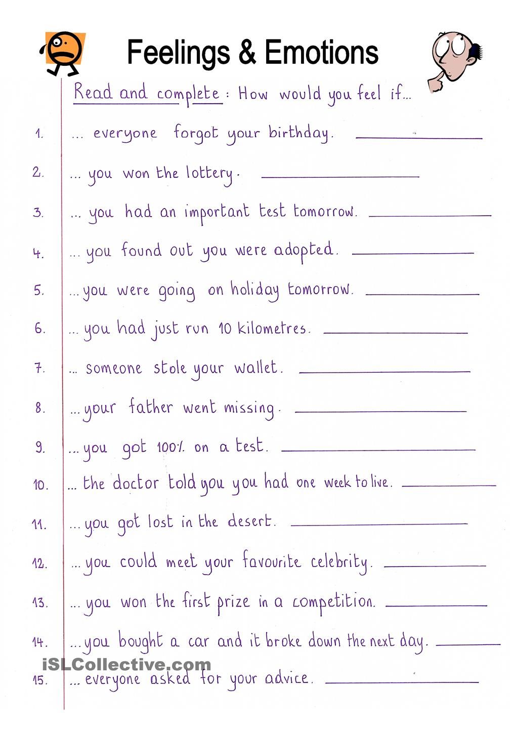 Read And Complete