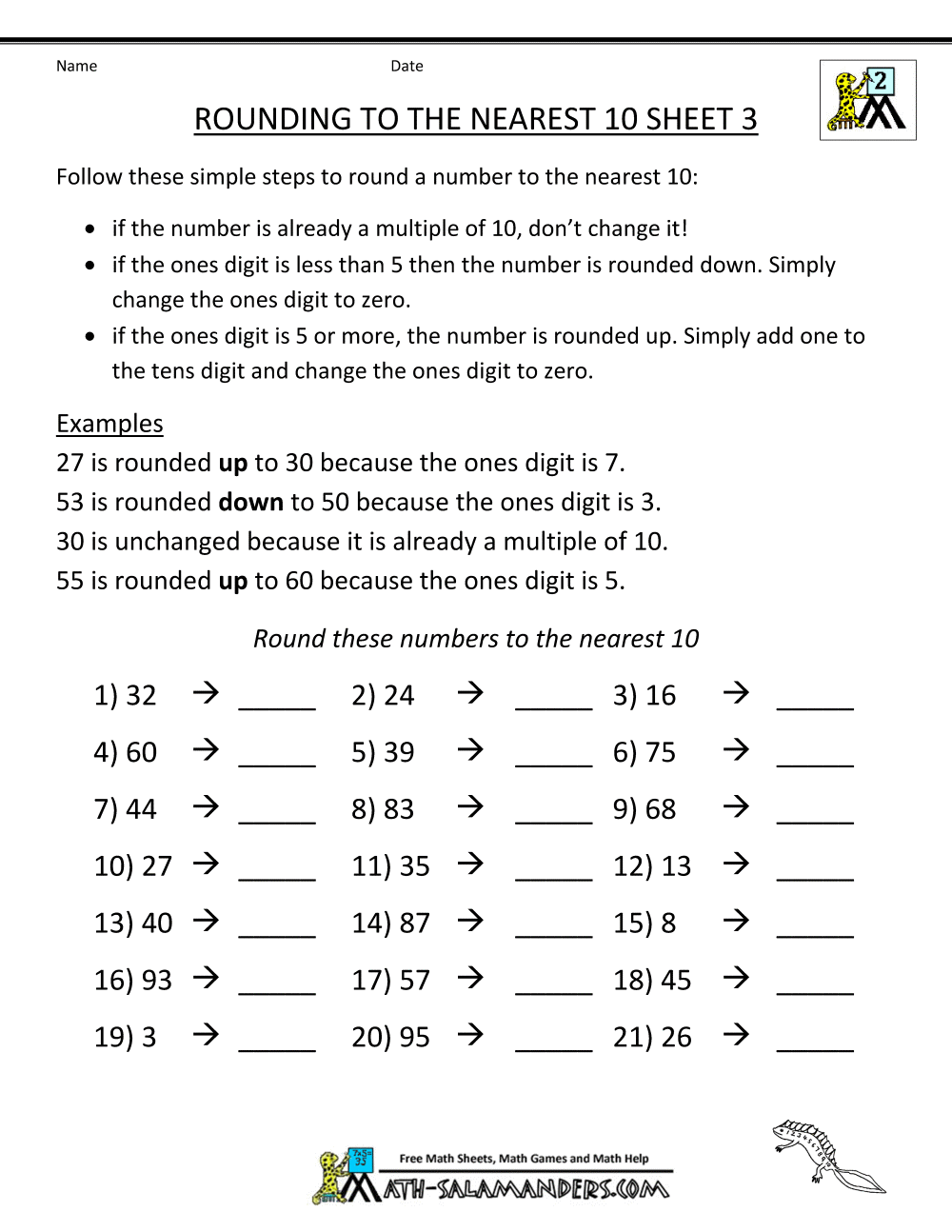 Rounding