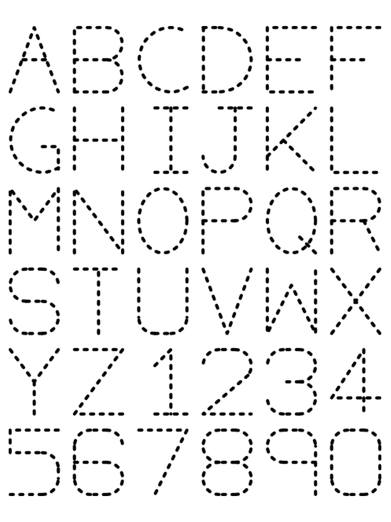 Traceable Alphabet