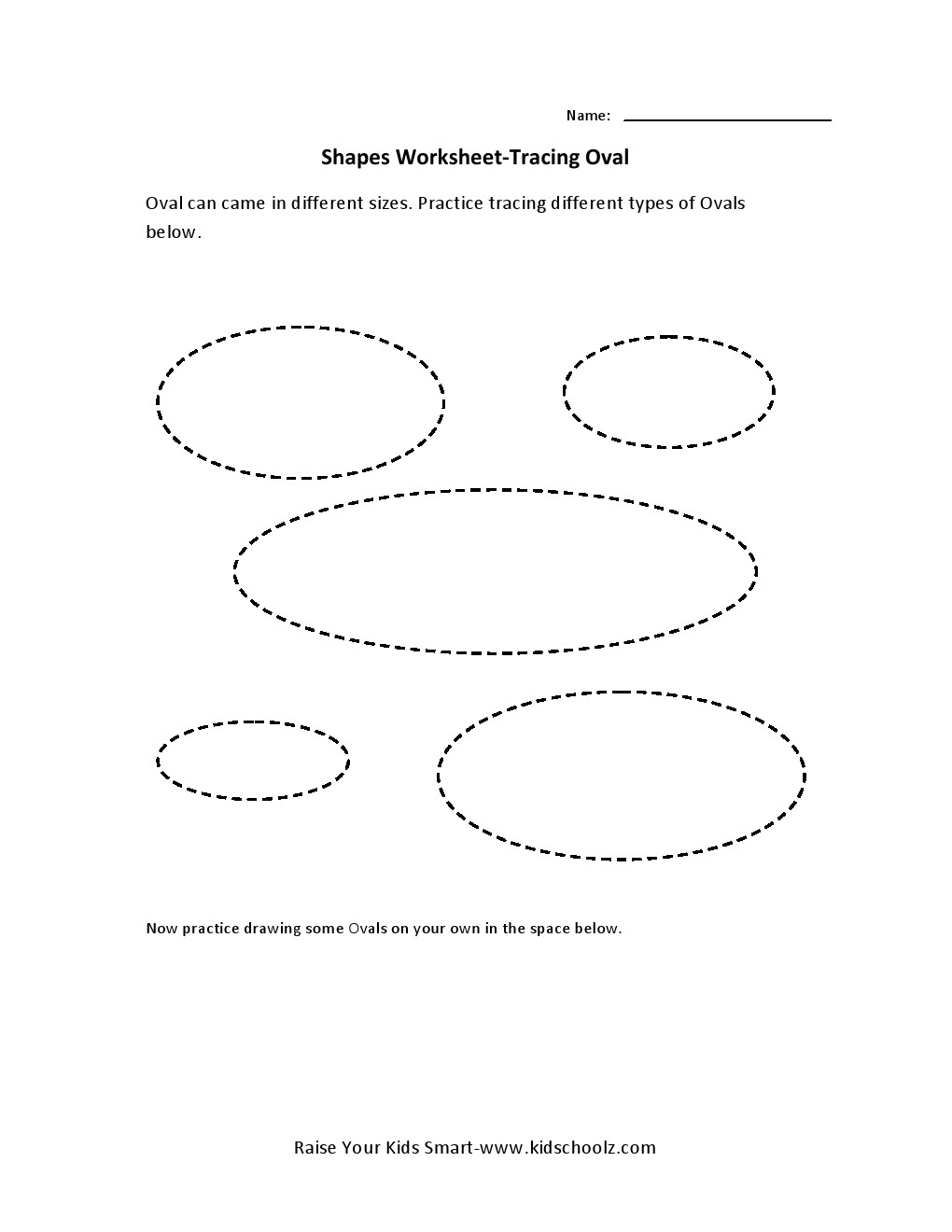 Tracing Worksheets