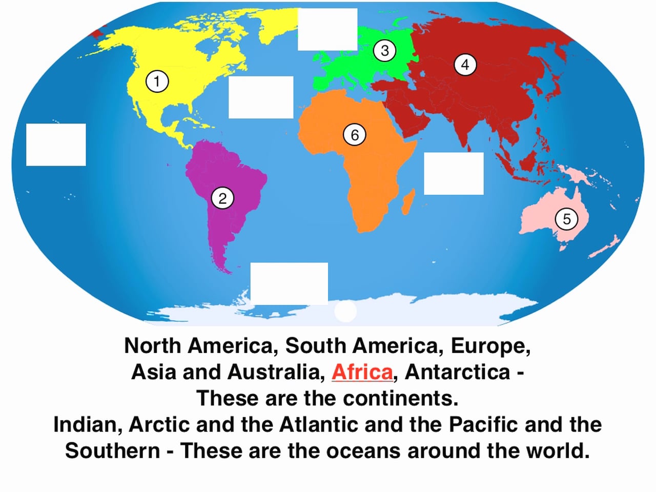 Watch Continents And Oceans Song Lesson From Geography Songs World
