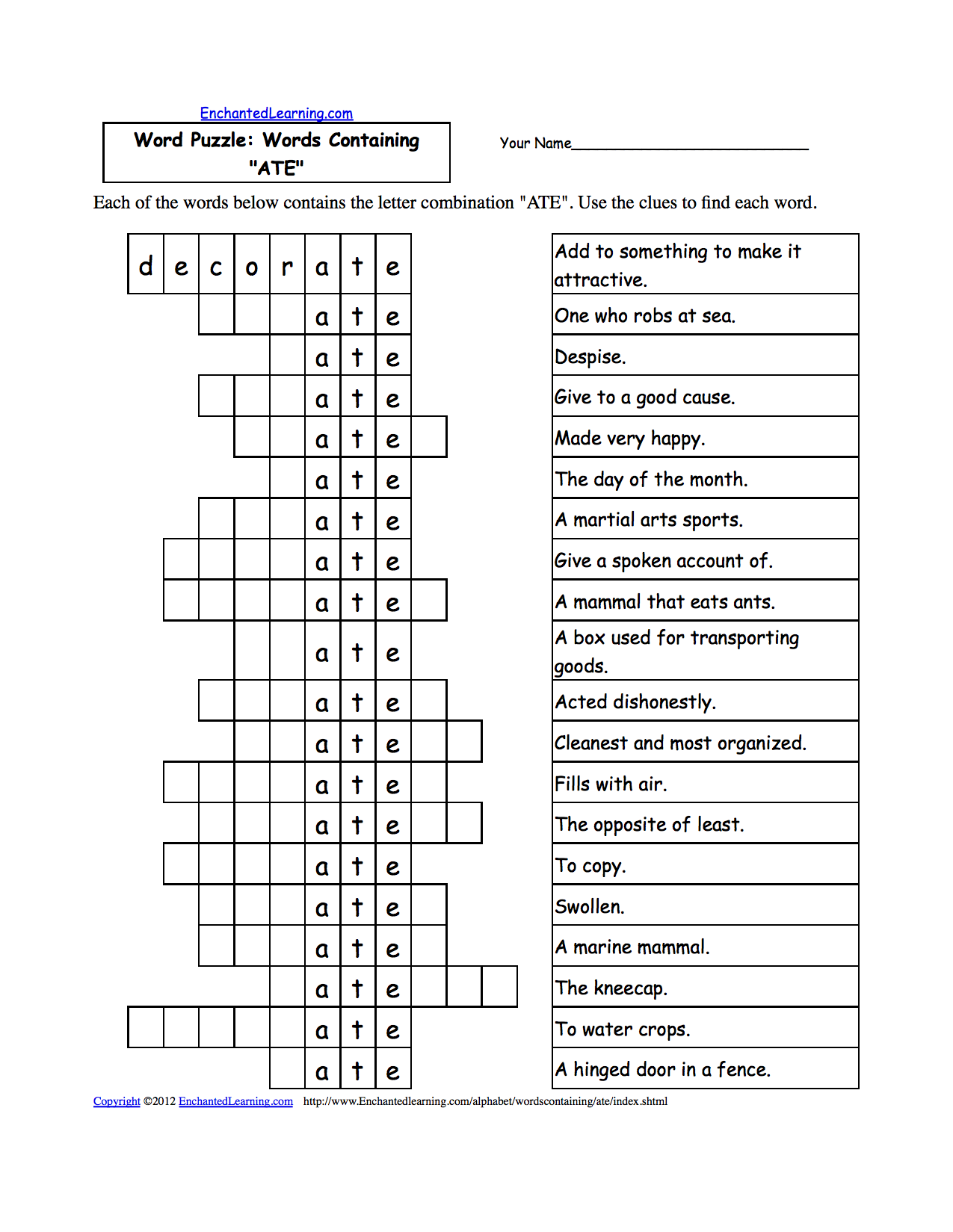 Word Chain Worksheet The Best Worksheets Image Collection