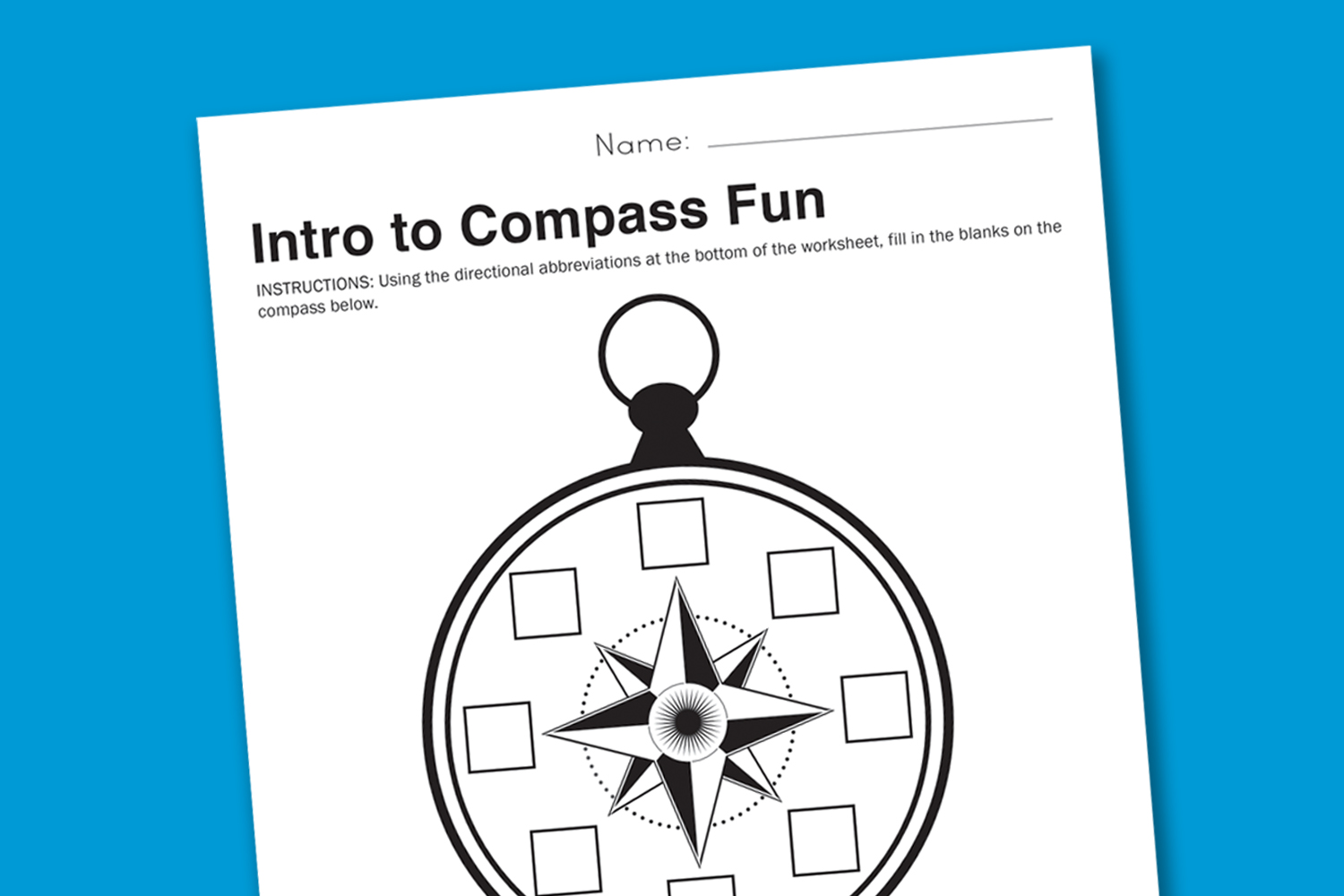 Worksheet Wednesday  Intro To Compasses