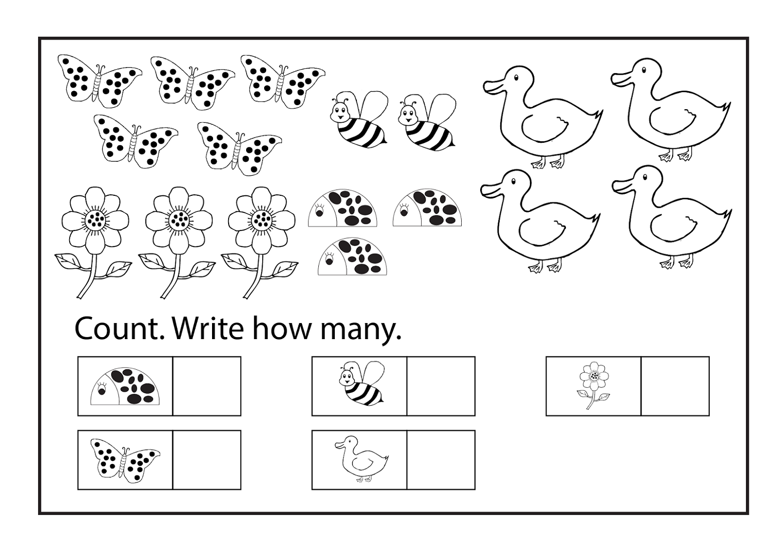 Worksheets For 4 Years Old Kids Activity Shelter Math 3 Year Olds