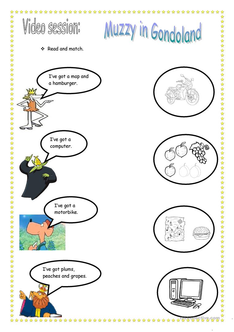 21 Free Esl Muzzy Worksheets