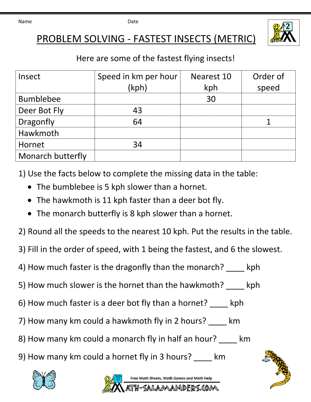 2nd Grade Math Word Problems