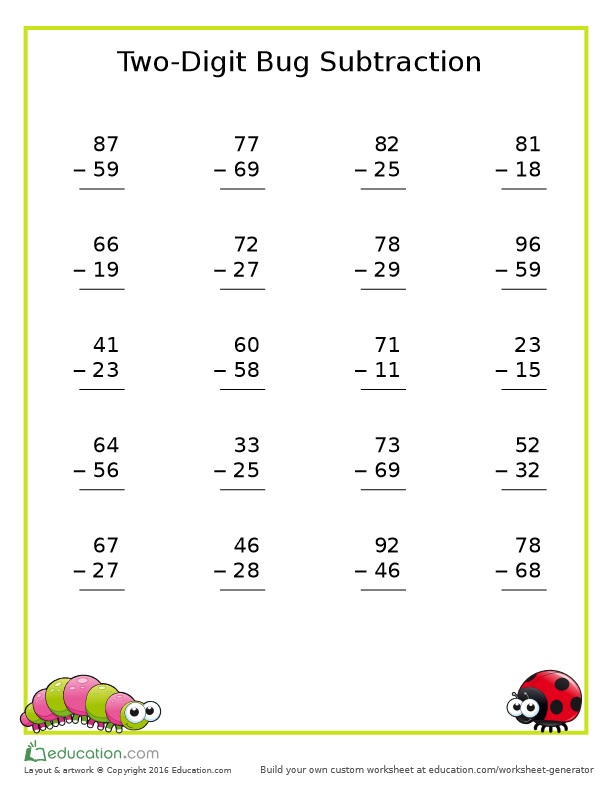 2nd Grade Math Worksheets 347246