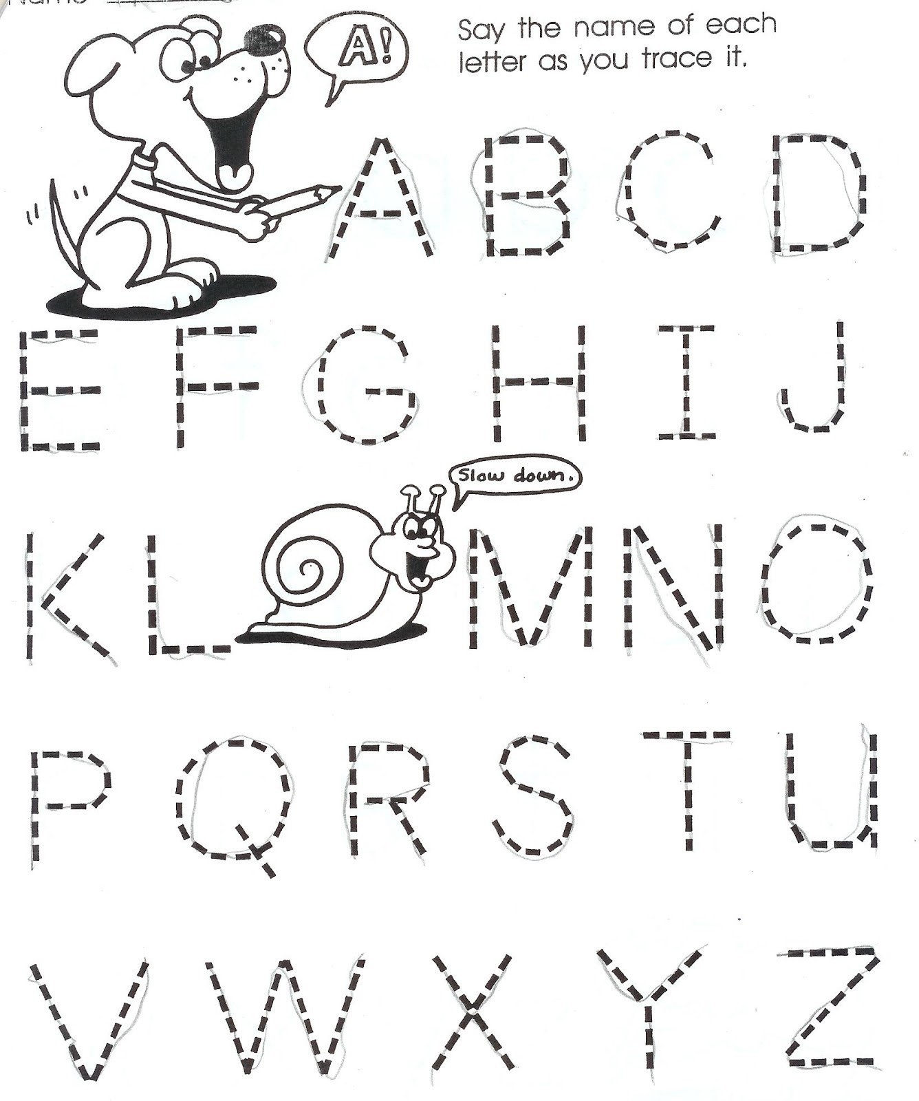 3 Year Old Handwriting Worksheets 395177