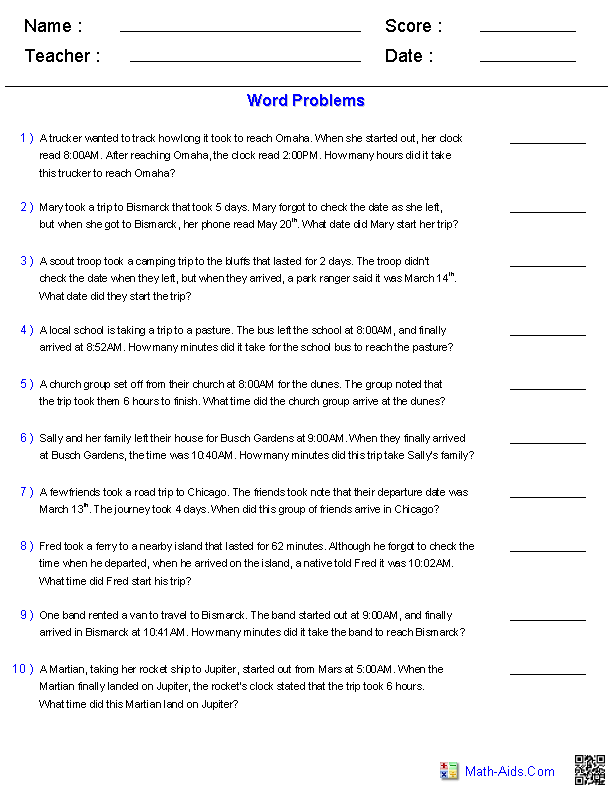 3rd Grade Math Word Problems The Best Worksheets Image Collection