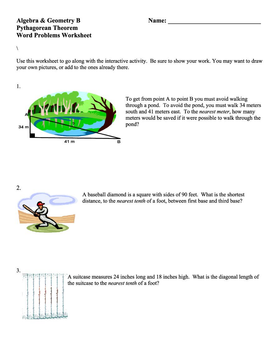 48 Pythagorean Theorem Worksheet With Answers [word + Pdf]