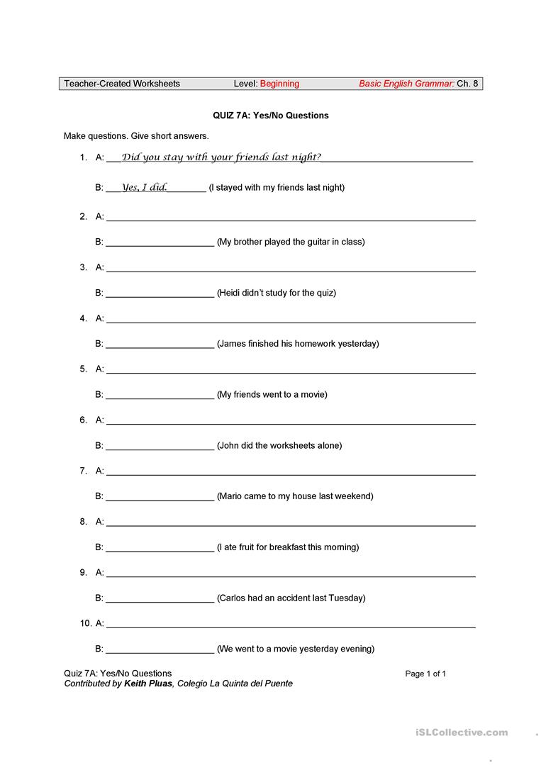 74762 Free Esl, Efl Worksheets Made By Teachers For Teachers