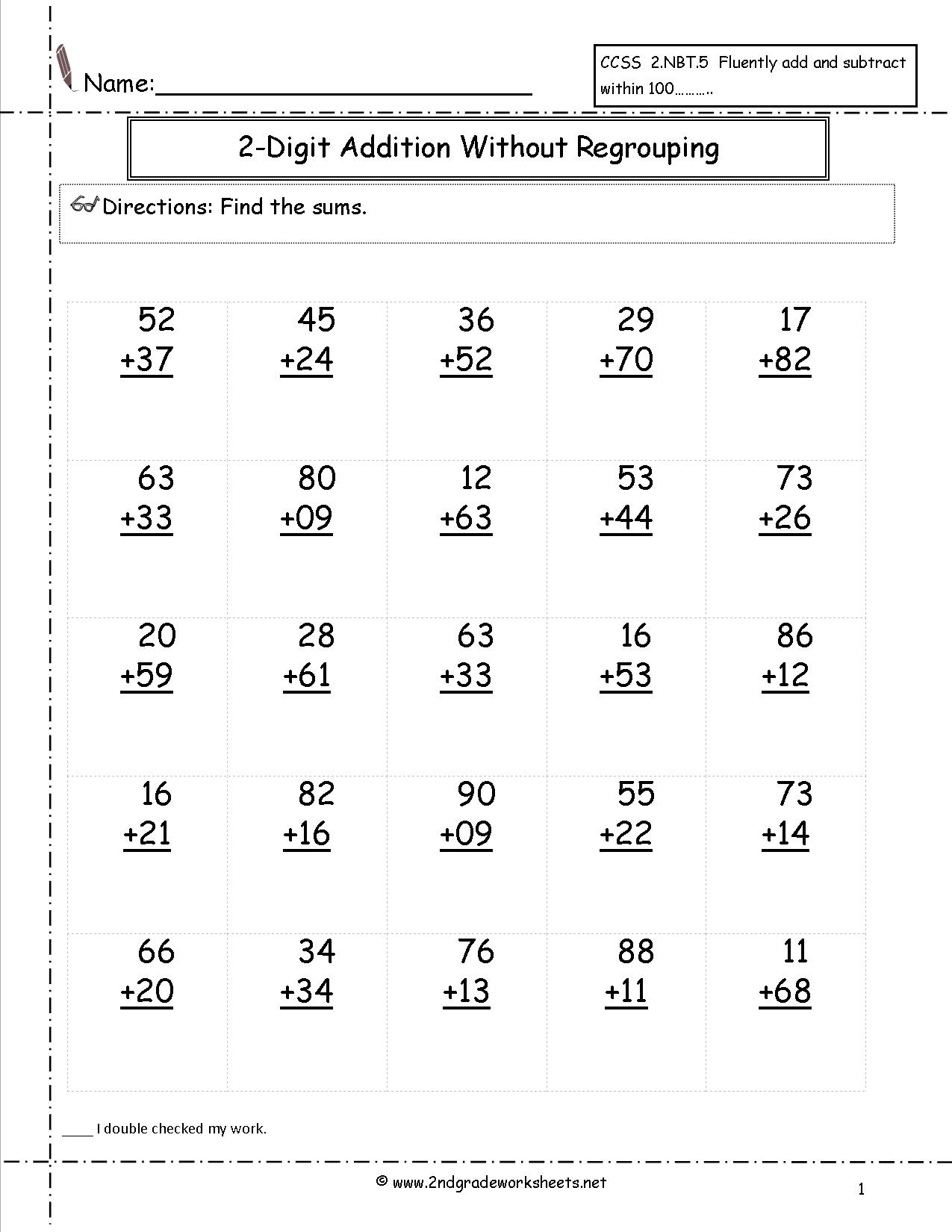 Adding With Regrouping Worksheets The Best Worksheets Image