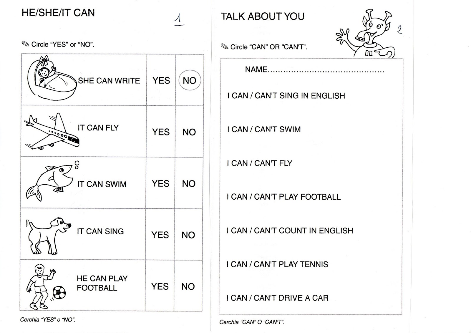 Blog Didattico Della Maestra Elvy   Modal Verb   Can