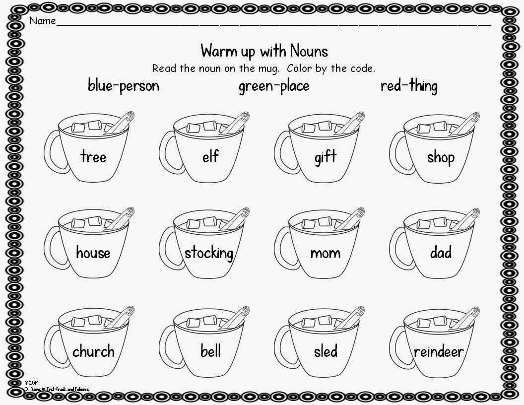 Christmas Noun Worksheets The Best Worksheets Image Collection