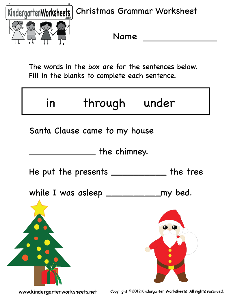 Christmas Worksheets Print