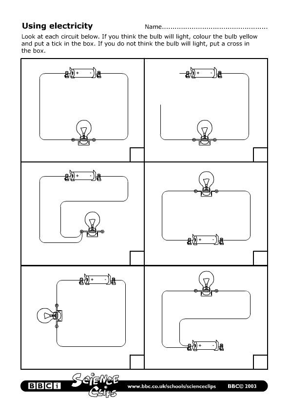 Collection Of Electrical Circuits Worksheet