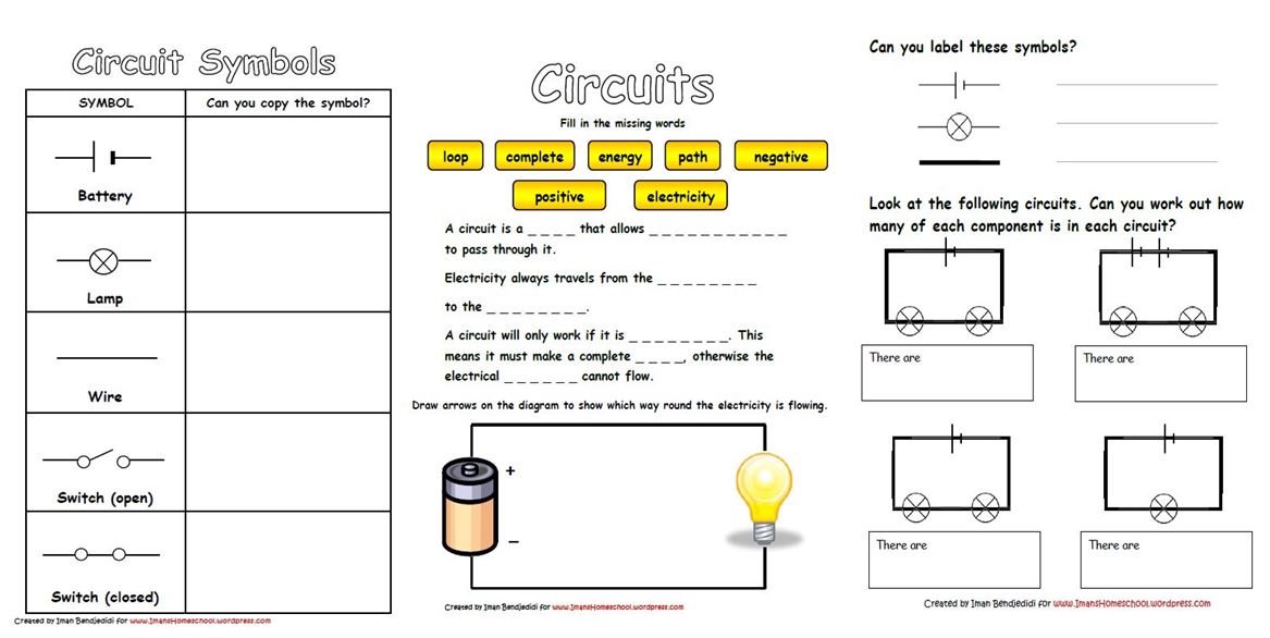 Collection Of Electrical Circuits Worksheet