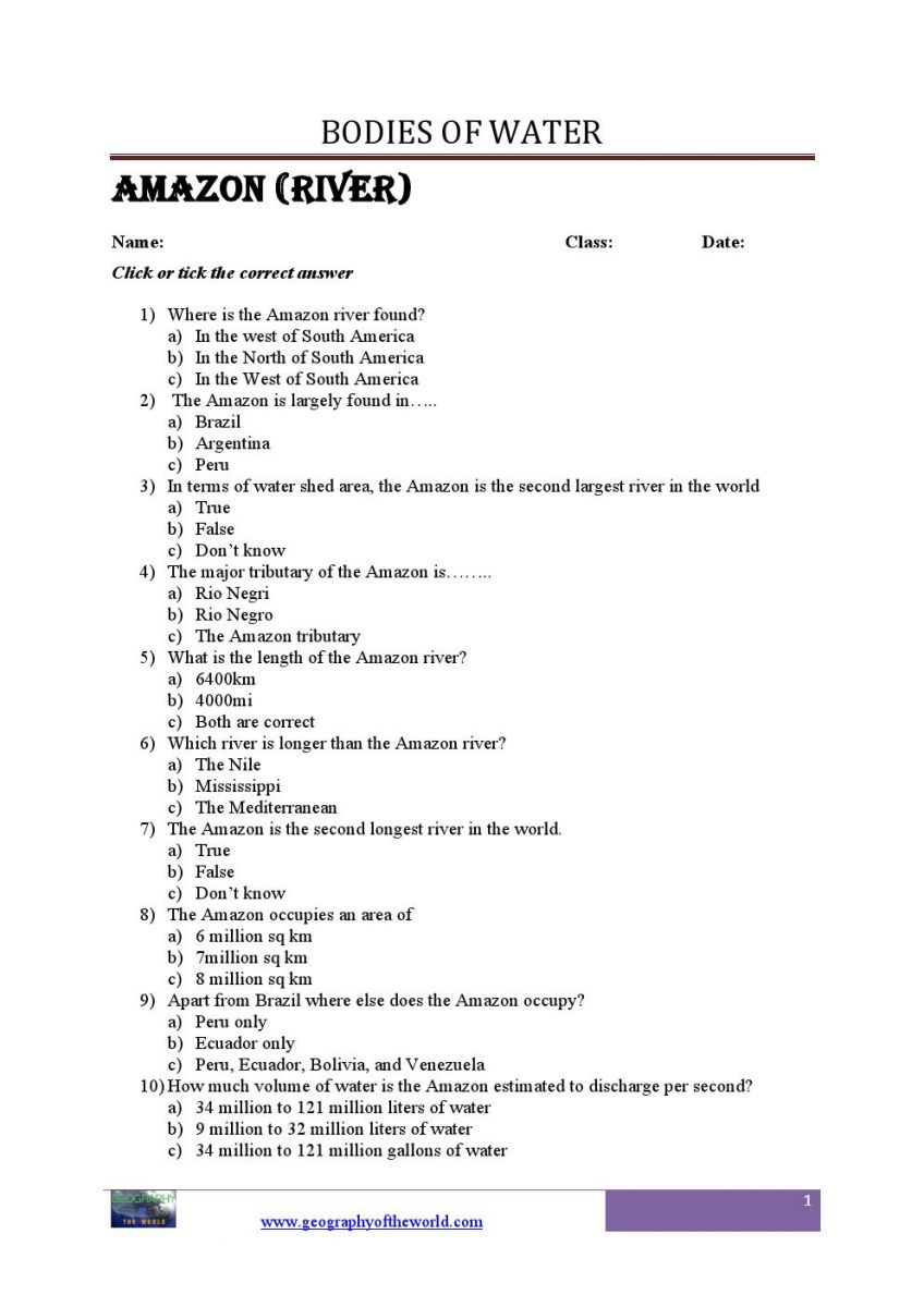Cuneiform Writing Worksheet Pdf Luxury The Amazon River Printable