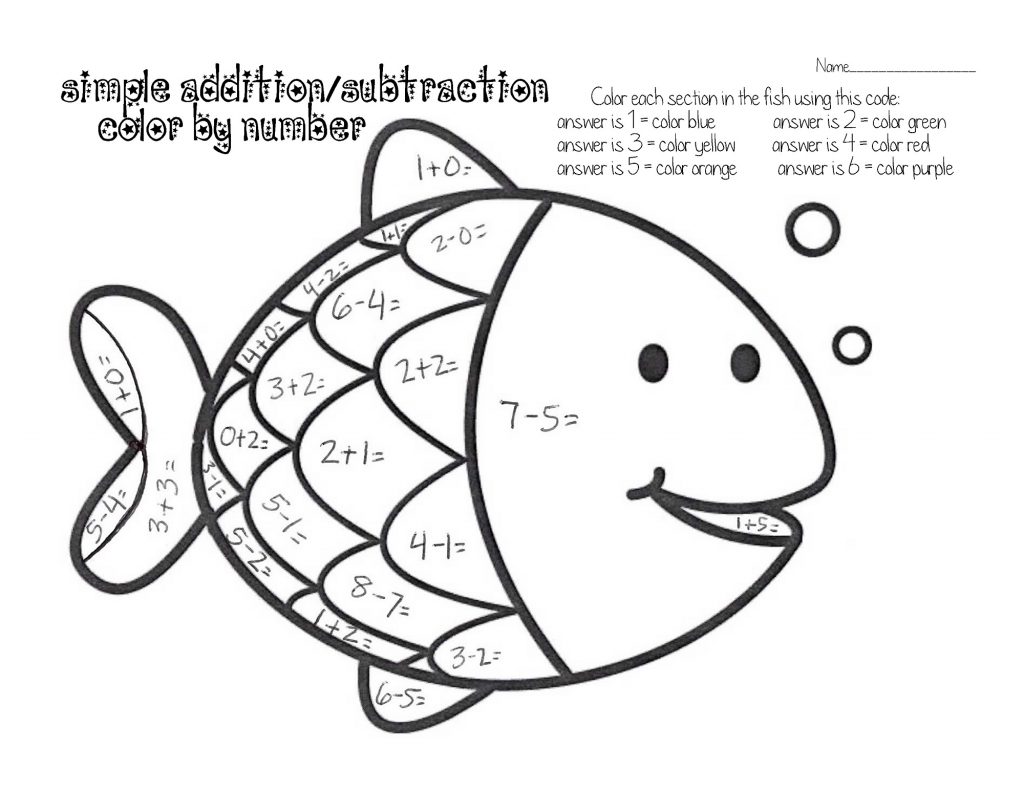 Easy Fun Fish Worksheets For Kids