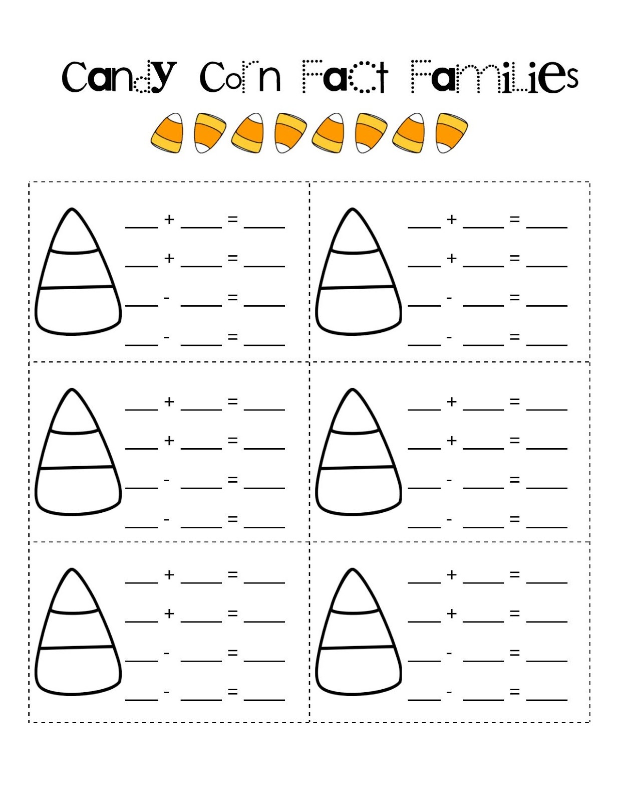 Fact Family Worksheets 1st Grade Kiddo Shelter Kids Multiplication