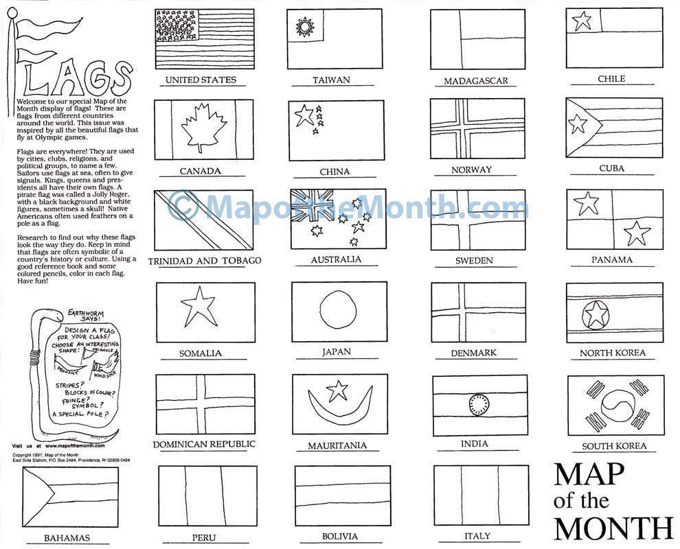 Flags Of The World Map