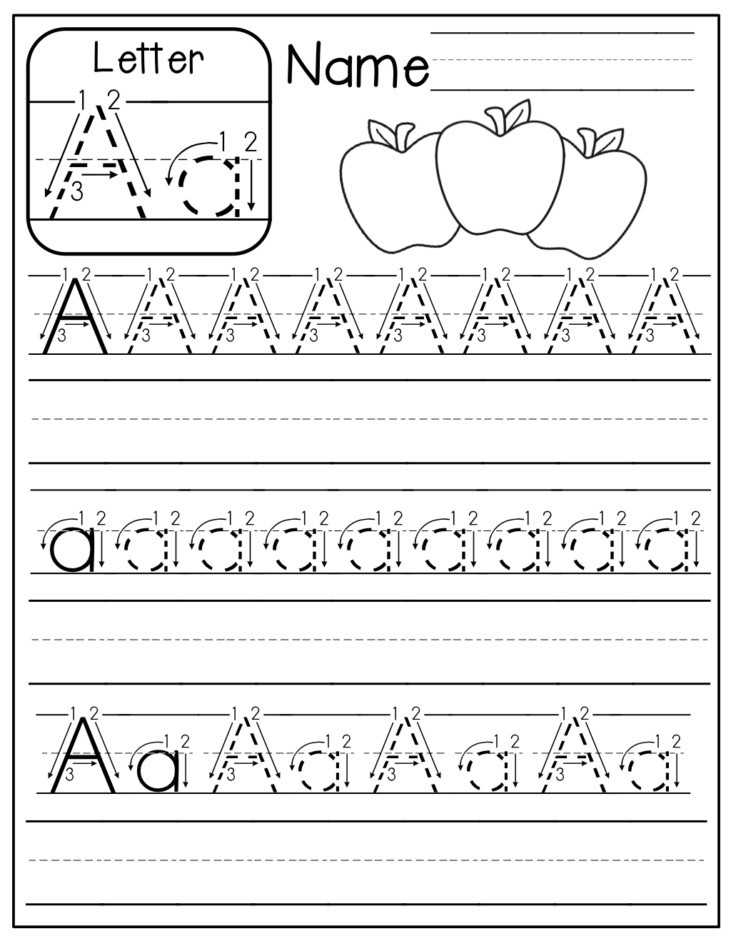 Free Handwriting Practice Pages! Just Place In Sheet Protectors