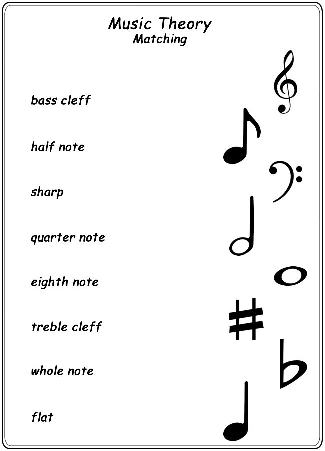 Free Music Worksheets The Best Worksheets Image Collection