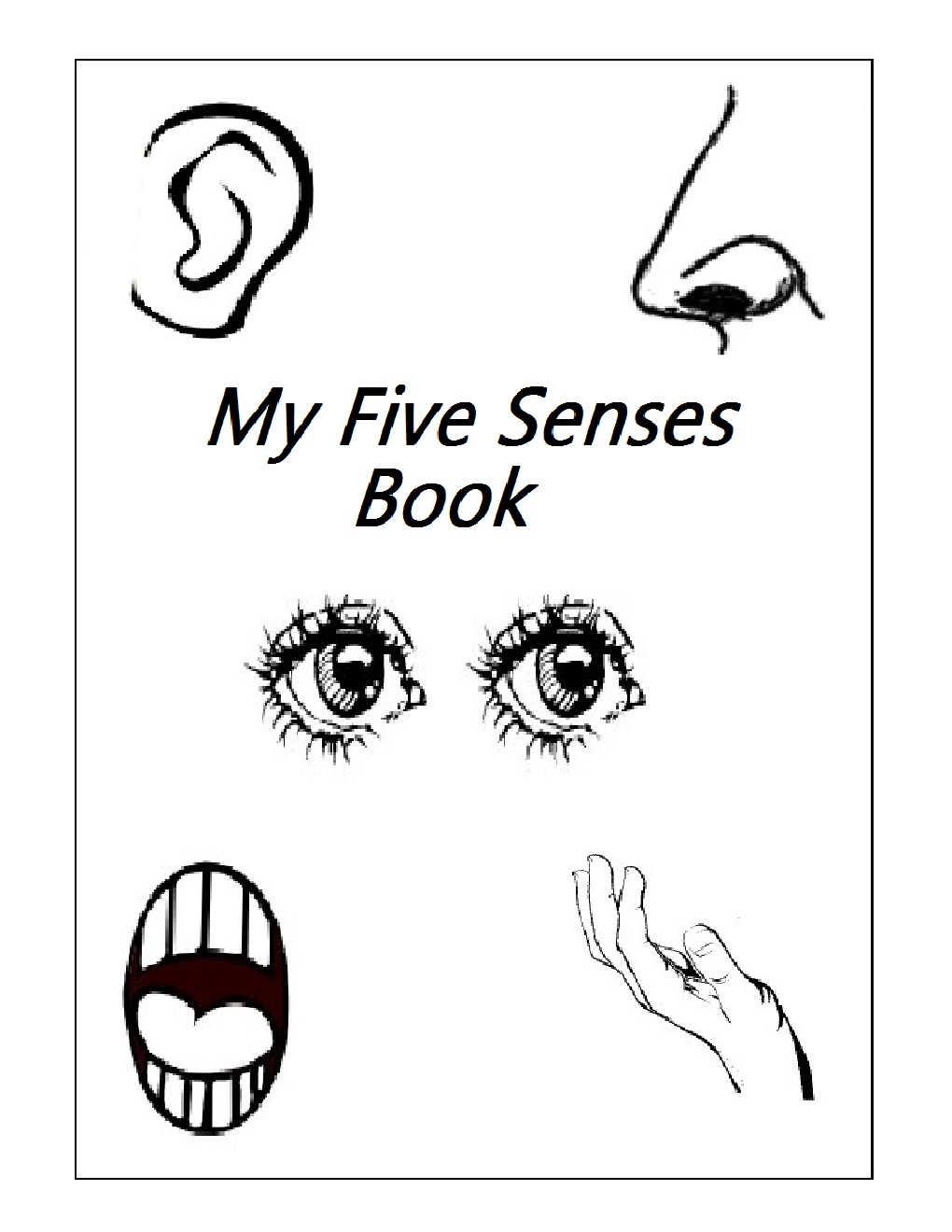 Free Printable 5 Senses Worksheets Kindergarten