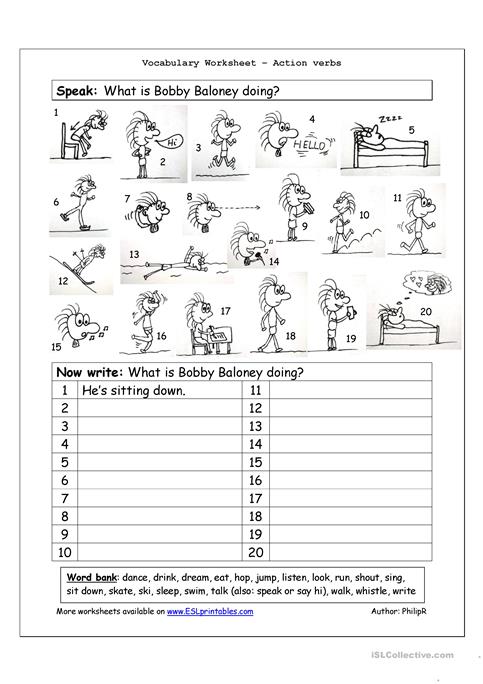 Free Teacher Worksheets Verbs The Best Worksheets Image Collection